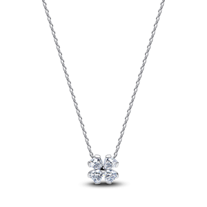 Dây chuyền Liti Silver Bạc Cỏ Bốn Lá Biểu Tượng Tình Yêu Và May Mắn