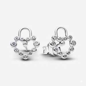 Bông Tai Liti Silver Bạc Trái Tim Thuần Khiết