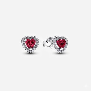 Bông tai Liti Silver Timeless Bạc Trái Tim Pha Lê Đỏ Cherries Jubilee