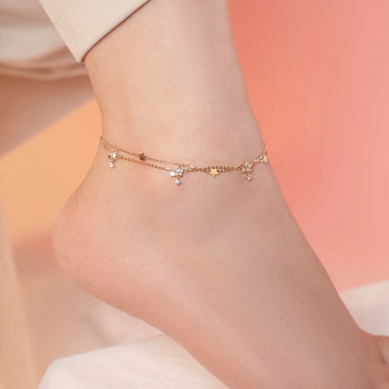 LitiSilver – Lắc Chân Cỏ Bốn Lá May Mắn - Ảnh 2