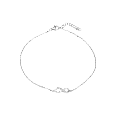 Lắc chân Bạc đính đá STYLE By LitiSilver